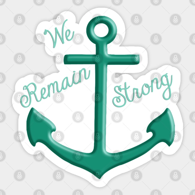 PCOS We Remain Strong Sticker by WickedFaery